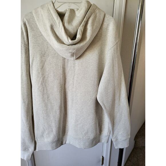 NEW NIKE AIR JORDAN FLIGHT PULLOVER HOODY OATMEAL HEATHER SIZE M DA9816-141 - Picture 4 of 6